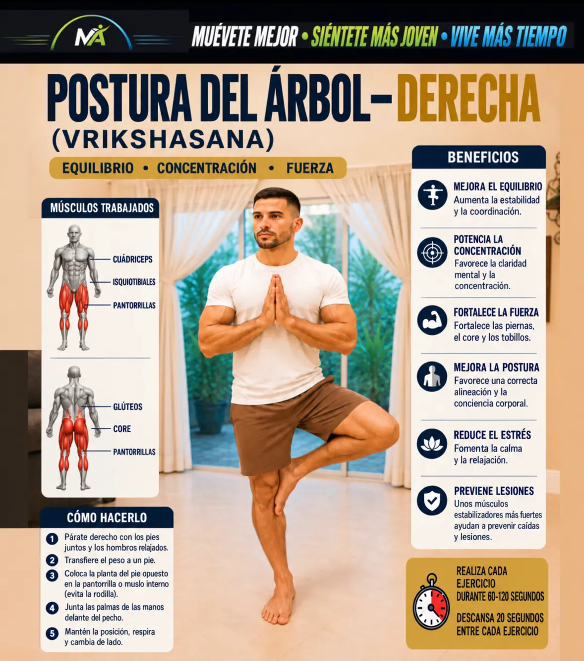 POSTURA DEL ÁRBOL — DERECHA