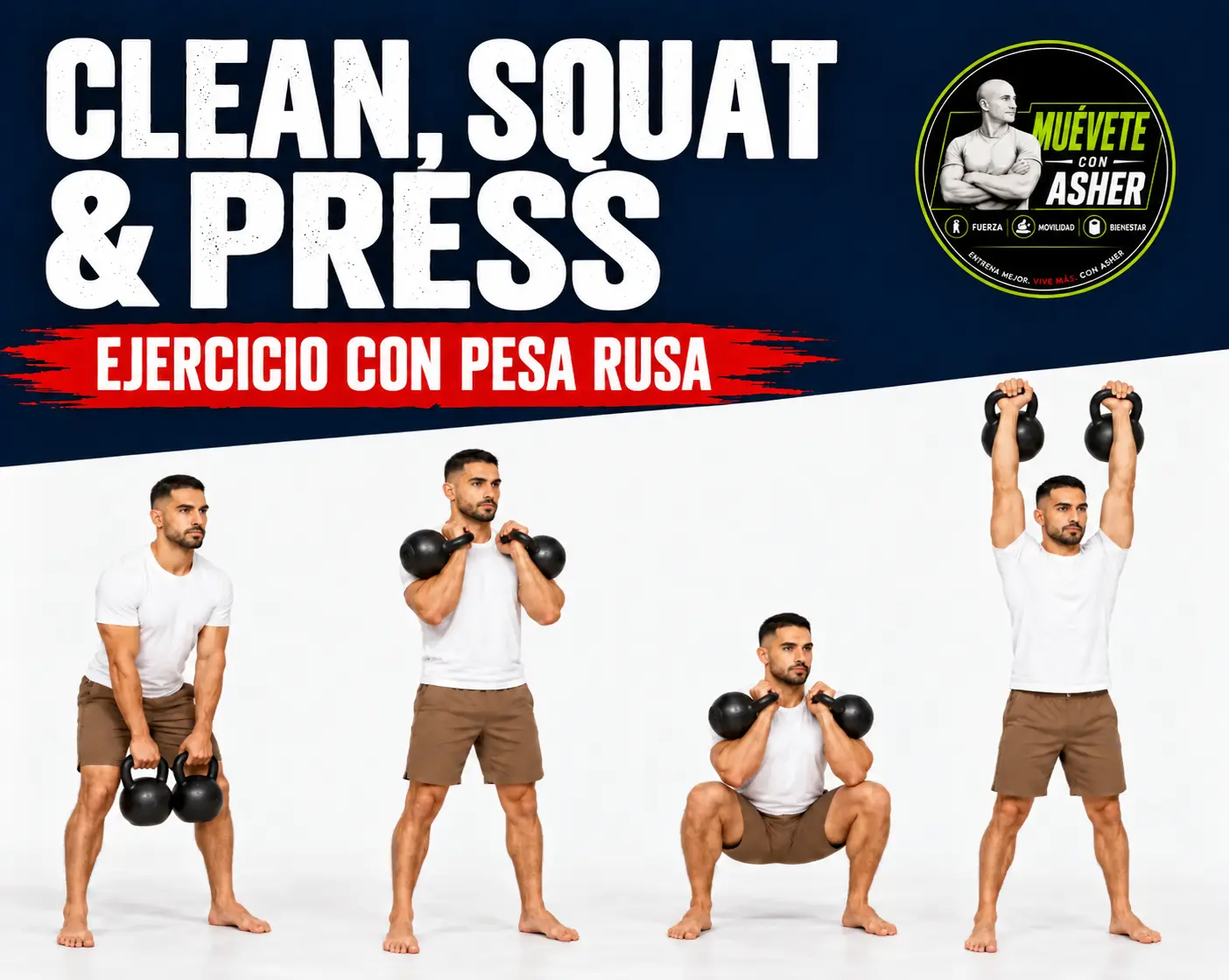 CLEAN, SQUAT & PRESS