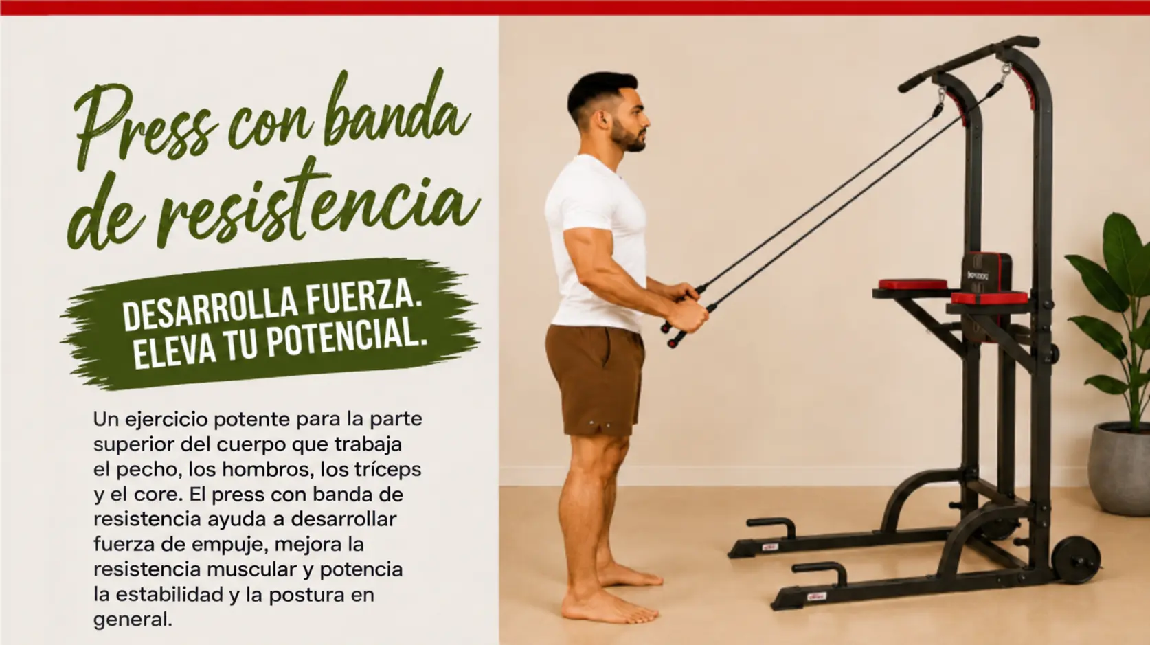 PRESS CON BANDA DE RESISTENCIA