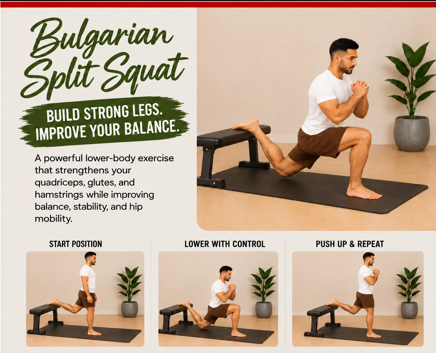 BULGARIAN SPLIT SQUAT