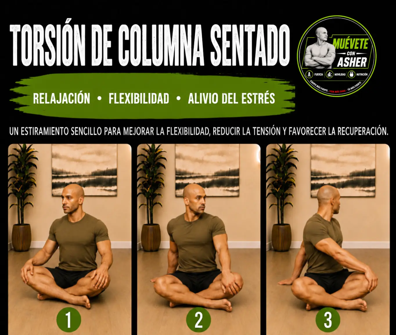 TORSIÓN DE COLUMNA SENTADO