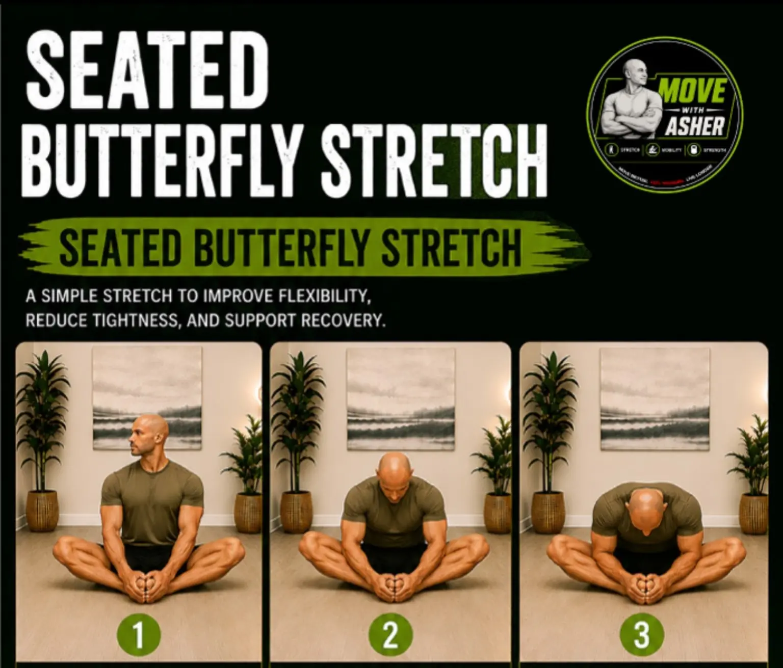 SEATED BUTTERFLY STRETCH