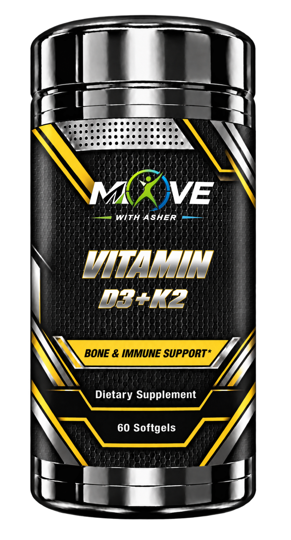 Move With Asher Vitamin D3 + K2